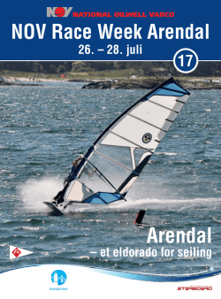 NOV Race Week Arendal - Arendals Seilforening