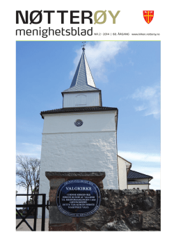 Menighetsblad - Kirken på Nøtterøy