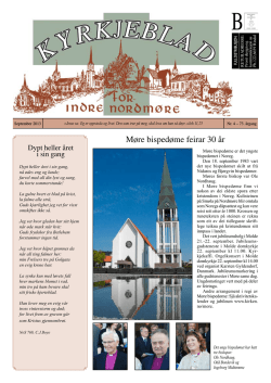 Kyrkjeblad 2013-4 - Rindal og Surnadal kyrkjelege fellesråd