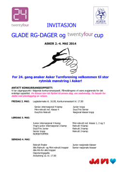 Invitasjon Glade RG