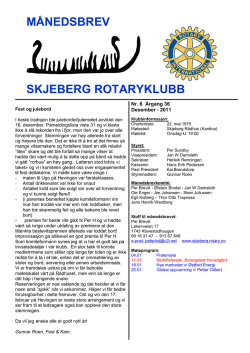 Desember-11 - Skjeberg Rotaryklubbs
