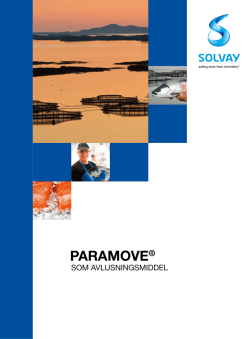 PArAmOVE® - Solvay Chemicals
