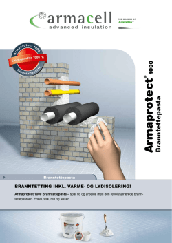 Armaprotect 1000 fire protection - Leaflet