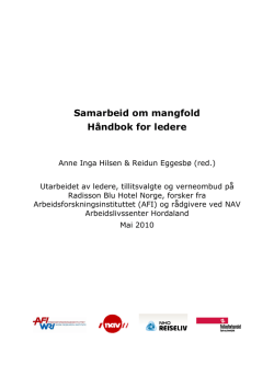"Samarbeid om mangfold 2010".