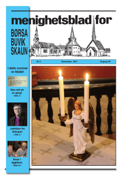 Menighetsblad nr 5 - 2011 - Skaun kirkelige