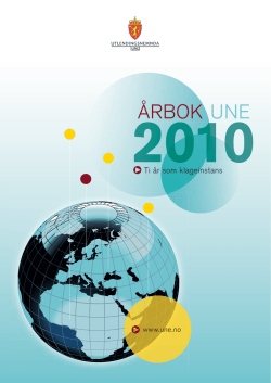 Årbok 2010 - Utlendingsnemnda