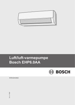 Bosch EHP AA Luft/luft