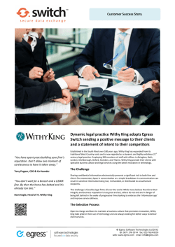 Withy King - Egress Software Technologies