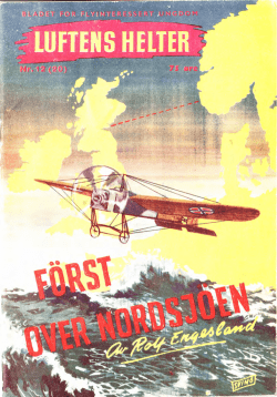 "Luftens helter" magasinet - desember 1956