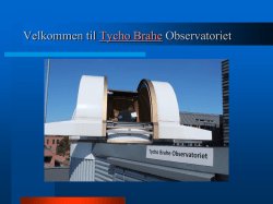 Velkommen til Tycho Brahe Observatoriet