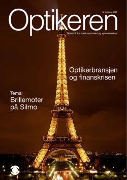 Optikeren 06-2010 - Norges Optikerforbund