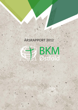 Årsrapport 2012 BKM Østfold