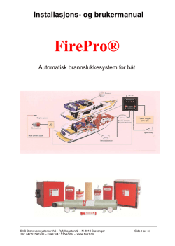 FirePro® - BVS Brannvernsystemer AS