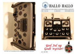 Omslag HH 112 A4.pmd - Norsk Radiohistorisk Forening