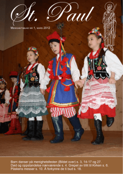 Barn danser på menighetsfesten (Bildet over) s