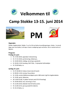 PM Camp Stokke - Midtsommerløpene