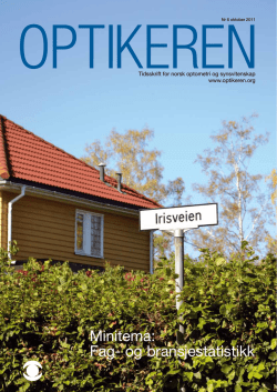 Optikeren 06-2011 - Norges Optikerforbund