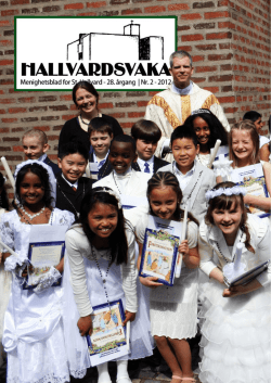HALLVARDSVAKA Nr. 2/2012 - St Hallvard menighet
