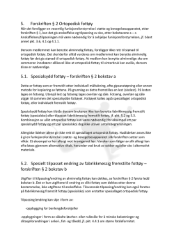 PDF dokument med utklipp fra NAV om ortopedisk fottøy