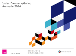 Index Danmark/Gallup Årsmøde 2014