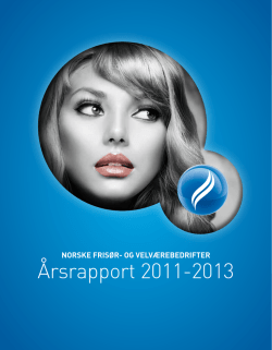 Årsrapport 2011-2013 - Norske Frisør
