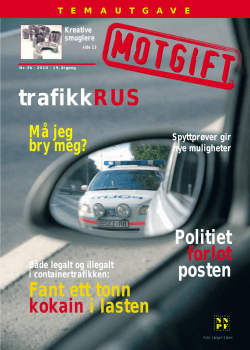trafikkRUS - Norsk Narkotikapolitiforening