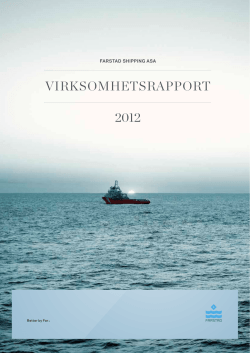 Last ned PDF - Farstad Shipping