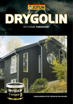 Last ned PDF-versjonen av DRYGOLIN fargekart 2015