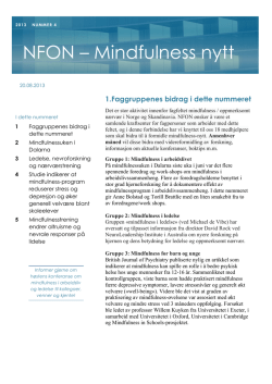 NFON - Mindfulness nytt - Nummer 4 - 2013.pdf