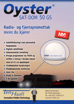 SAT-DOM 50 GS - ten Haaft GmbH