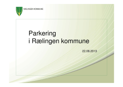 Parkering i Rælingen kommune