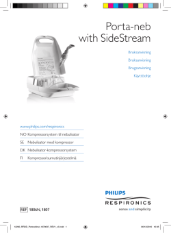 Porta-neb with SideStream - Denne siden er ikke i bruk!