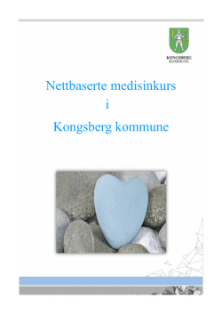 Nettbaserte medisinkurs i Kongsberg kommune