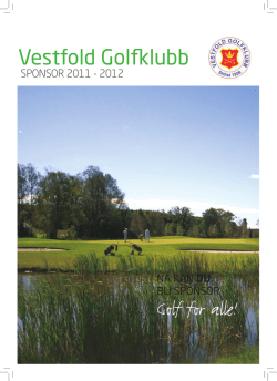 Vestfold Golfklubb Golf for alle!