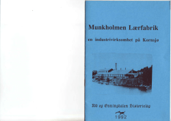 Munkholmen Lærfabrikk - last ned PDF