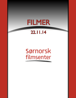 FILMER - Sørnorsk Filmsenter As