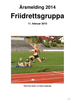Friidrettsgruppa - Norodd friidrett