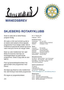 Februar-12 - Skjeberg Rotaryklubbs