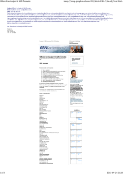Godkjenning av innkalling (Sent 2013-09-24) - SAP