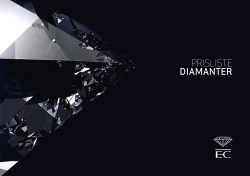 PRISLISTE DIAMANTER