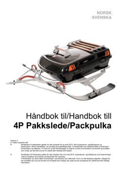 4P Pakkslede/Packpulka