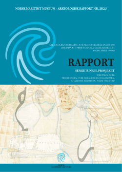 RAPPORT - Norsk Maritimt Museum