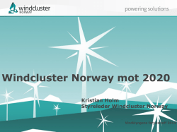 Kristian Holm - Windcluster Norway