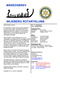 Juli-August - Skjeberg Rotaryklubbs