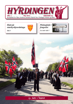 17. mai i Skjold - Kyrkjebladet Hyrdingen