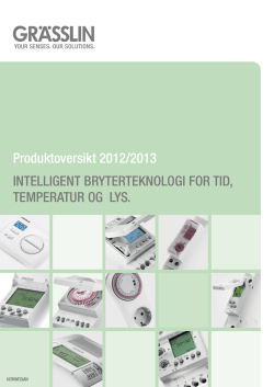 Produktoversikt 2012/2013 IntellIgent bryterteknologI for
