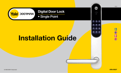 Yale Doorman Installasjon Guide Versjon 2.2