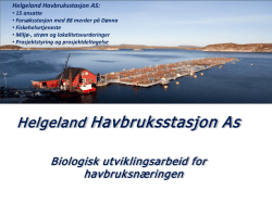 Helgeland Havbruksstasjon AS