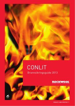 CONLIT Brannsikringsguide 2013