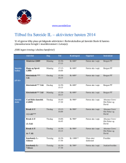 2014 Tilbud hallidrett hÃ¸st 2014 full informasjon.pdf